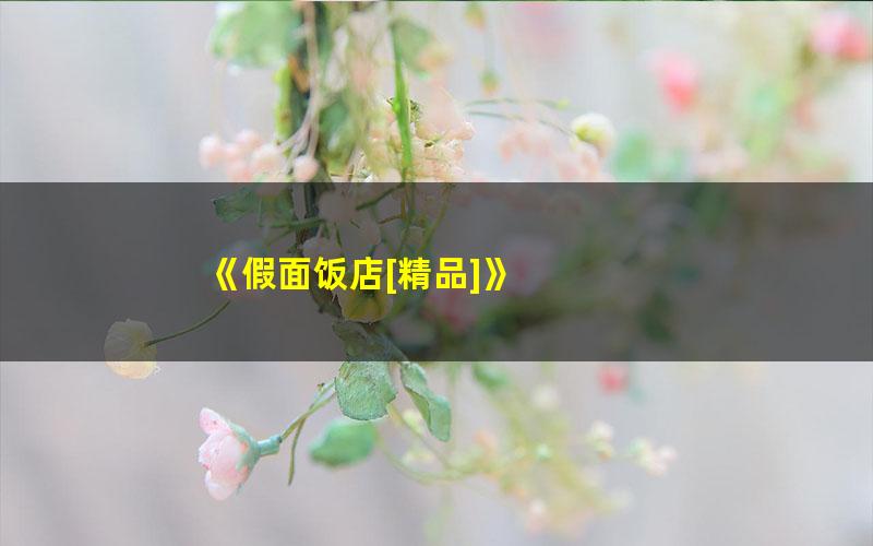 《假面饭店[精品]》