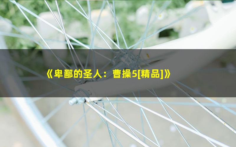 《卑鄙的圣人：曹操5[精品]》 pdf/azw3/mobi电子版百度夸克网盘免费下载