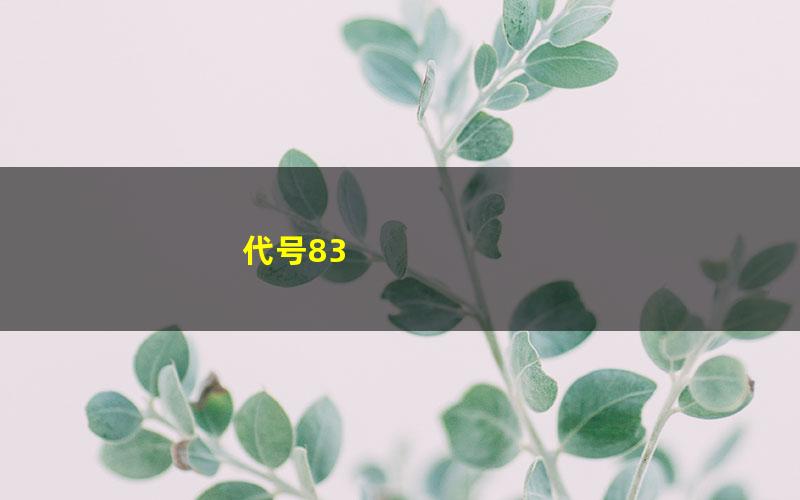 代号83