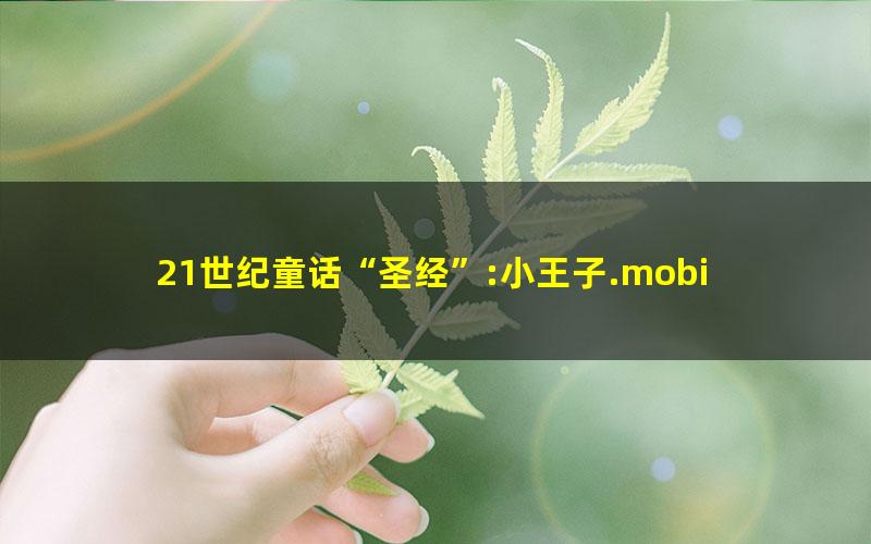 21世纪童话“圣经”:小王子.mobi
