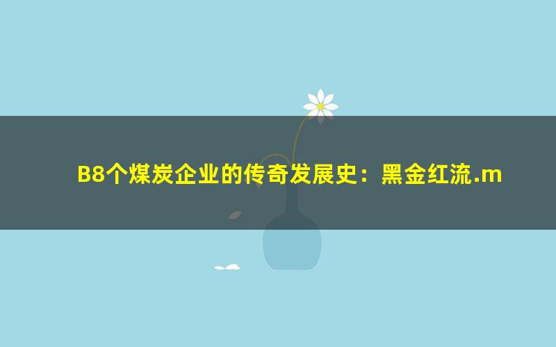 B8个煤炭企业的传奇发展史：黑金红流.mobi