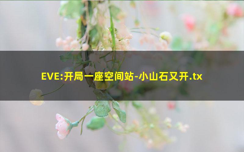 EVE:开局一座空间站-小山石又开.txt