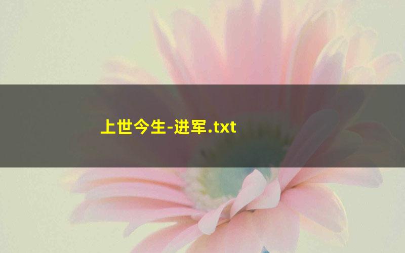 上世今生-进军.txt