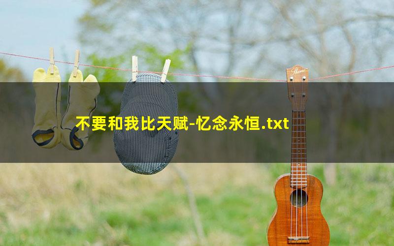 不要和我比天赋-忆念永恒.txt