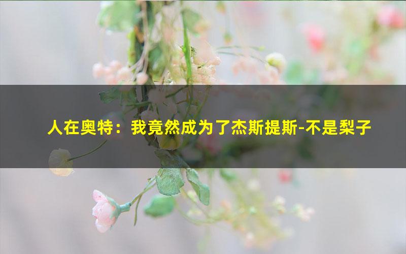人在奥特：我竟然成为了杰斯提斯-不是梨子.txt txt/pdf/azw3/mobi电子版百度夸克网盘下载