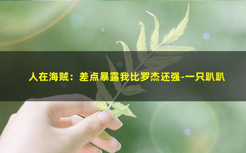 人在海贼：差点暴露我比罗杰还强-一只趴趴兔.txt txt/pdf/azw3/mobi电子版百度夸克网盘下载