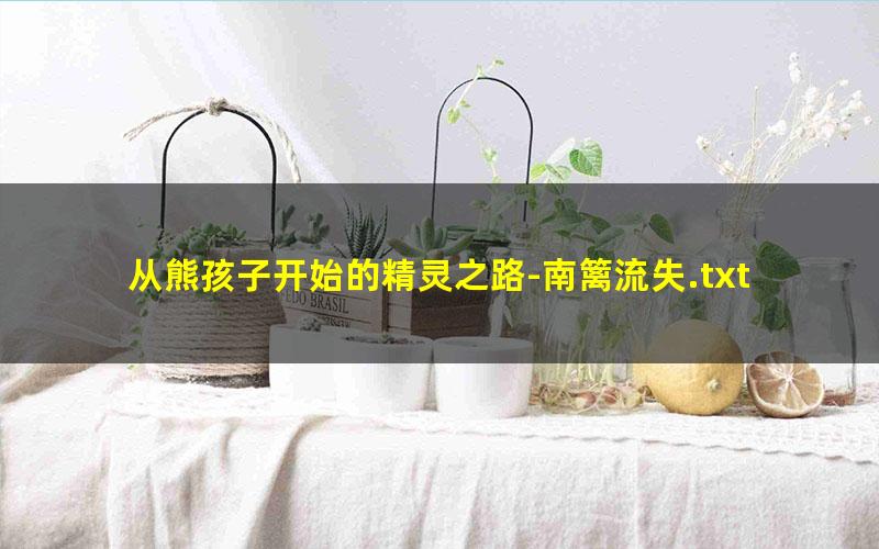 从熊孩子开始的精灵之路-南篱流失.txt