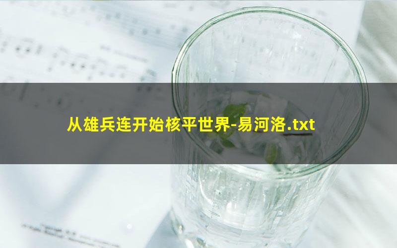 从雄兵连开始核平世界-易河洛.txt
