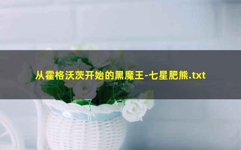 从霍格沃茨开始的黑魔王-七星肥熊.txt