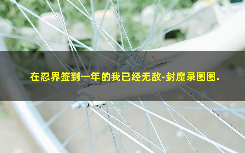 在忍界签到一年的我已经无敌-封魔录图图.txt