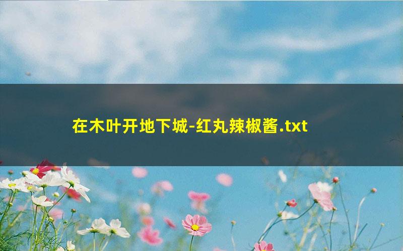 在木叶开地下城-红丸辣椒酱.txt