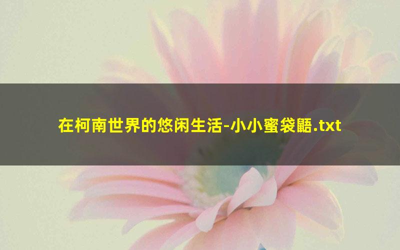 在柯南世界的悠闲生活-小小蜜袋鼯.txt