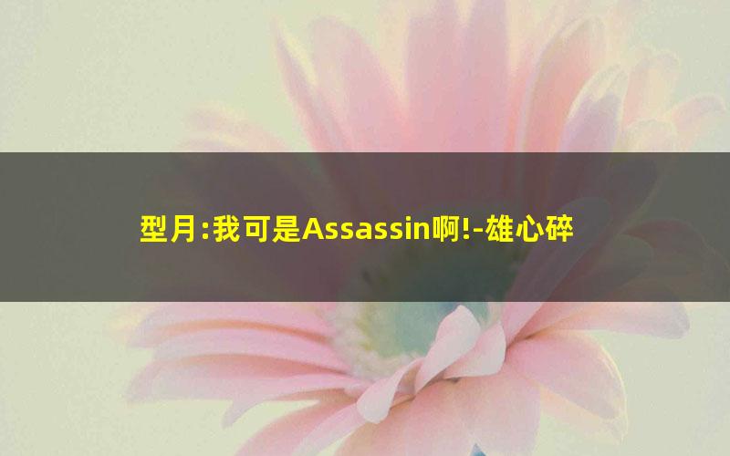型月:我可是Assassin啊!-雄心碎.txt