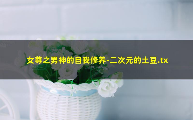 女尊之男神的自我修养-二次元的土豆.txt txt/pdf/azw3/mobi电子版百度夸克网盘下载
