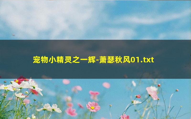 宠物小精灵之一辉-萧瑟秋风01.txt