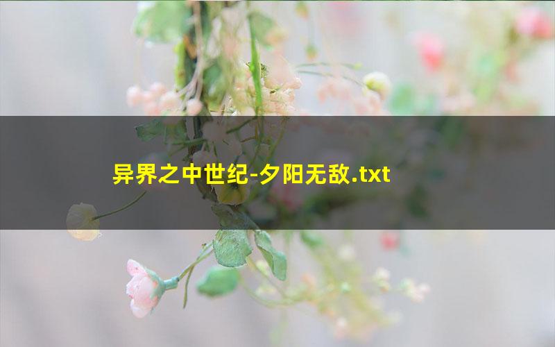 异界之中世纪-夕阳无敌.txt