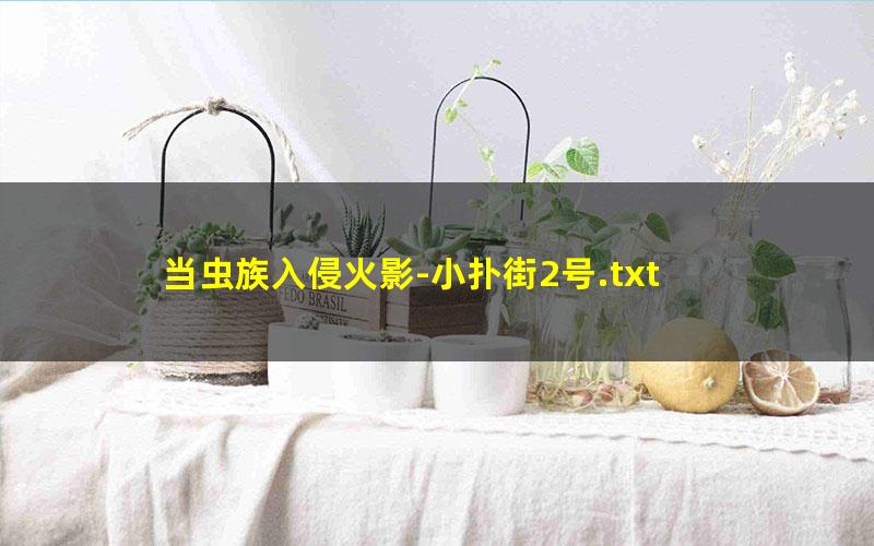 当虫族入侵火影-小扑街2号.txt