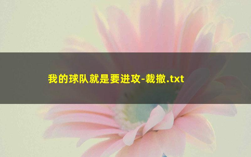 我的球队就是要进攻-裁撤.txt