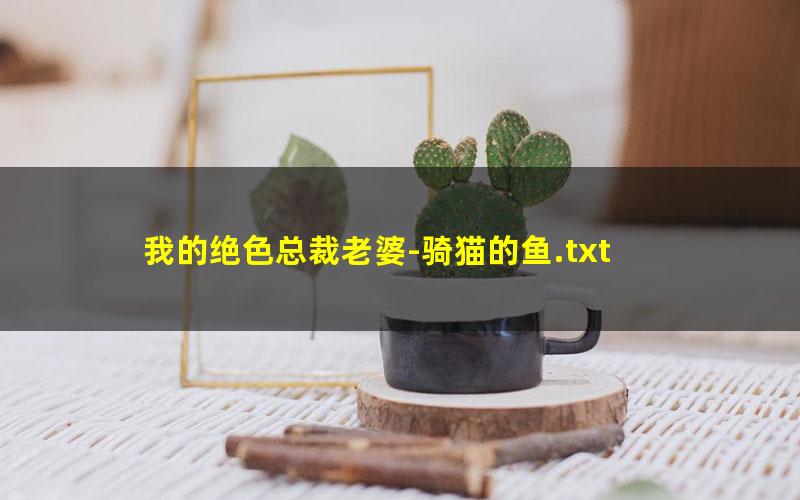 我的绝色总裁老婆-骑猫的鱼.txt