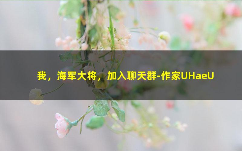 我，海军大将，加入聊天群-作家UHaeU7.txt txt/pdf/azw3/mobi电子版百度夸克网盘下载