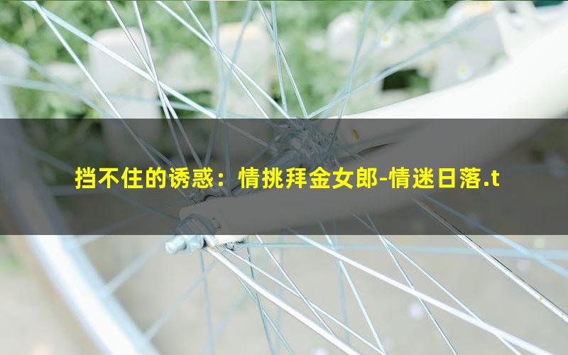 挡不住的诱惑：情挑拜金女郎-情迷日落.txt