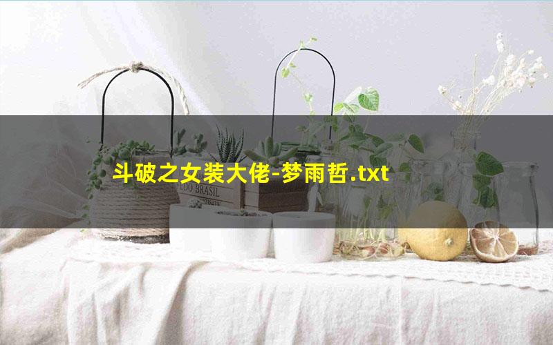 斗破之女装大佬-梦雨哲.txt