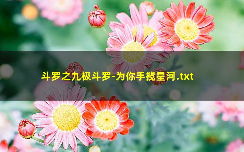 斗罗之九极斗罗-为你手揽星河.txt