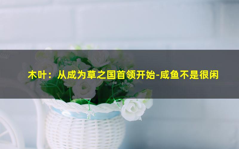 木叶：从成为草之国首领开始-咸鱼不是很闲.txt