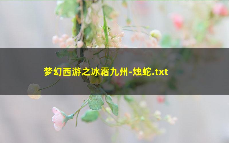 梦幻西游之冰霜九州-烛蛇.txt