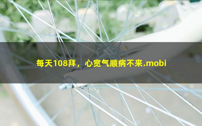 每天108拜，心宽气顺病不来.mobi