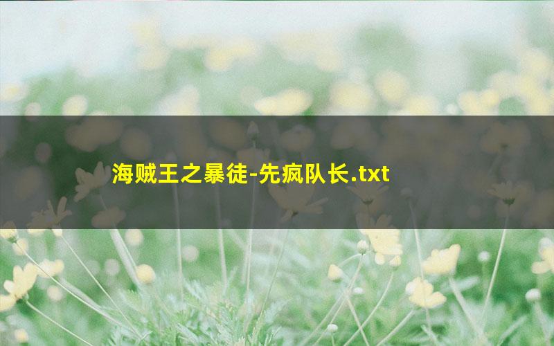 海贼王之暴徒-先疯队长.txt