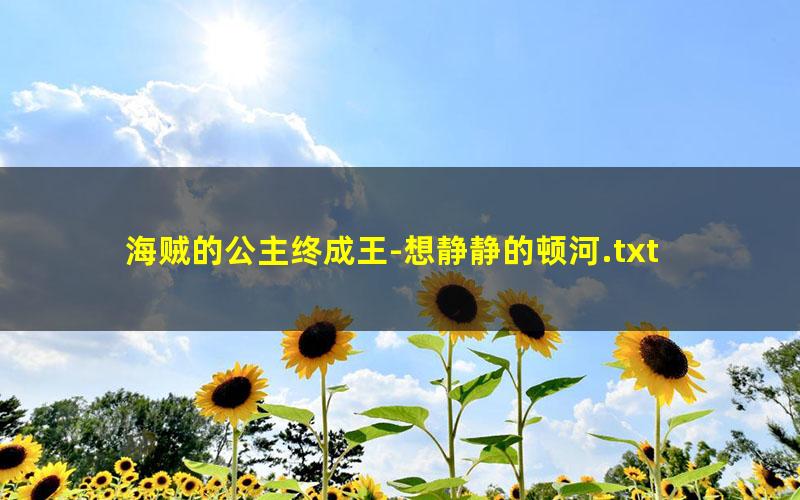 海贼的公主终成王-想静静的顿河.txt txt/pdf/azw3/mobi电子版百度夸克网盘下载