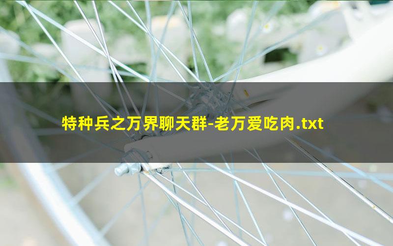 特种兵之万界聊天群-老万爱吃肉.txt