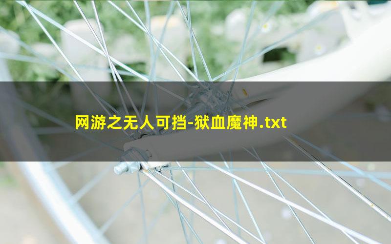 网游之无人可挡-狱血魔神.txt