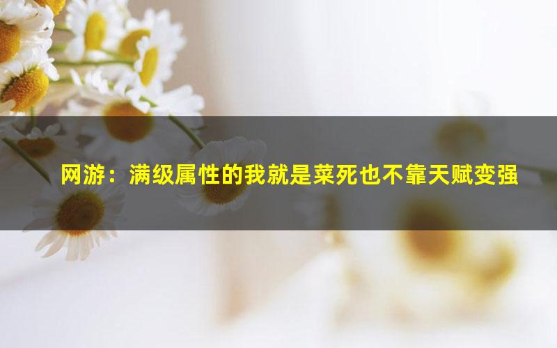 网游：满级属性的我就是菜死也不靠天赋变强-一风二俗.txt