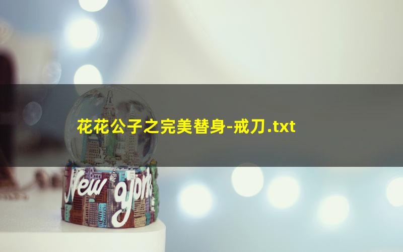花花公子之完美替身-戒刀.txt
