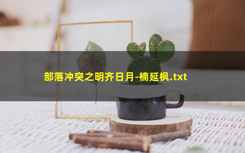 部落冲突之明齐日月-楠延枫.txt txt/pdf/azw3/mobi电子版百度夸克网盘下载