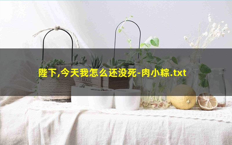 陛下,今天我怎么还没死-肉小粽.txt